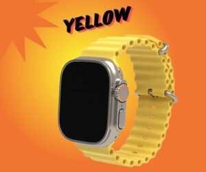Silicone Strap 42/44/45/49m – Yellow استراب سيلسكون